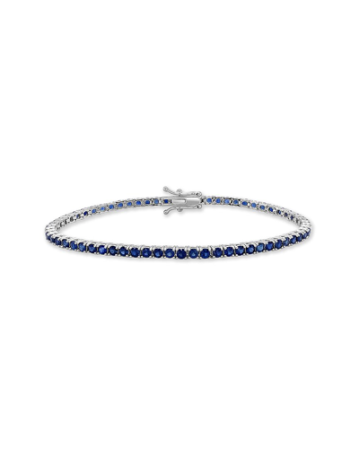Sabrina Designs 14k 4.64 Ct. Tw. Sapphire Tennis Bracelet