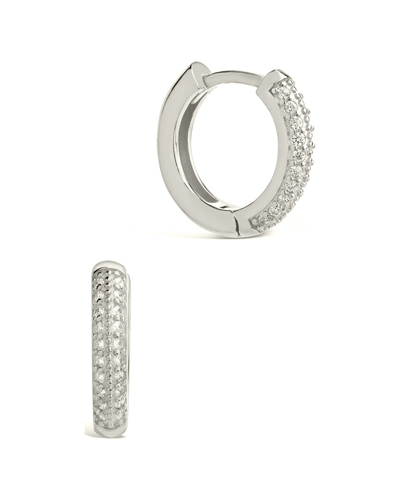 Sterling Forever Silver Infinity Hoops