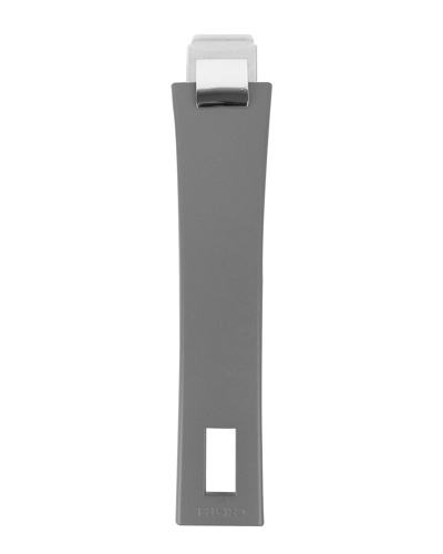Cristel Mutine Satin Grey Removable Handle Long Handle In Grey