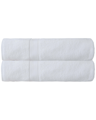 Shop Ozan Premium Home Legend Bath Sheets Set Of 2 In White