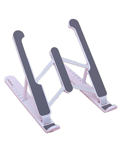 Multitasky Foldable White Laptop Stand In White