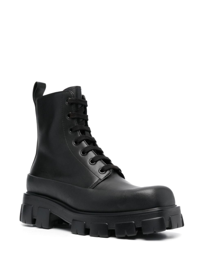 Prada Tronchetti Boots In Black