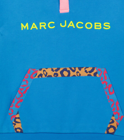 Shop Marc Jacobs Cotton Jersey Hoodie In Blue