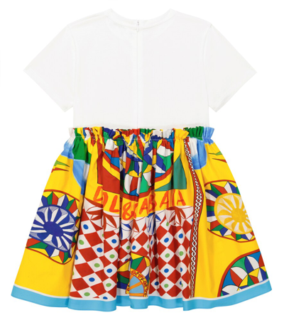 Dolce & Gabbana Abito Stampa Carretto In Multicoloured