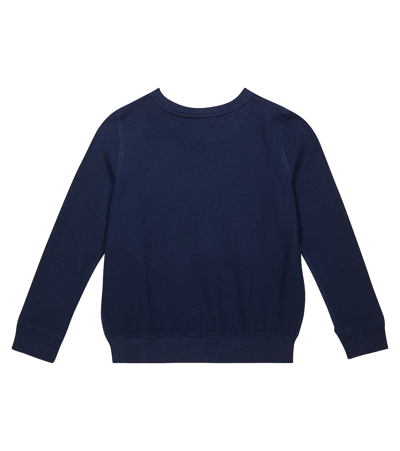 Shop Polo Ralph Lauren Polo Bear Cotton-blend Sweatshirt In Blue