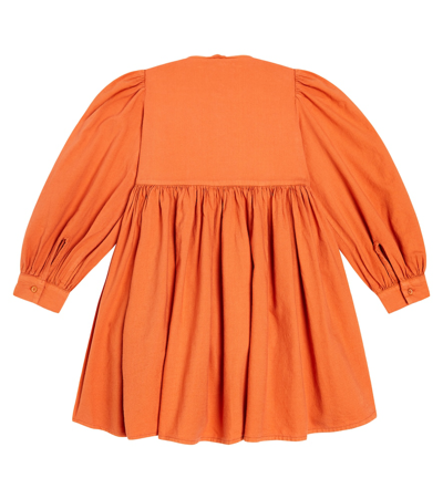 Morley Trudy Pleated Cotton Dress In Red