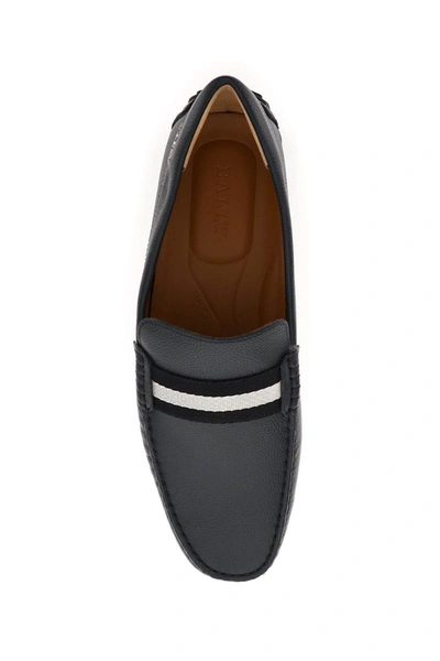 Shop Bally 'pearce' Loafers In Blue