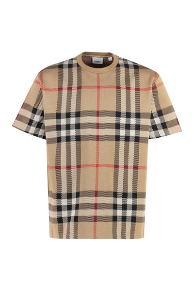 Shop Burberry T-shirts & Tops In Arch Beige