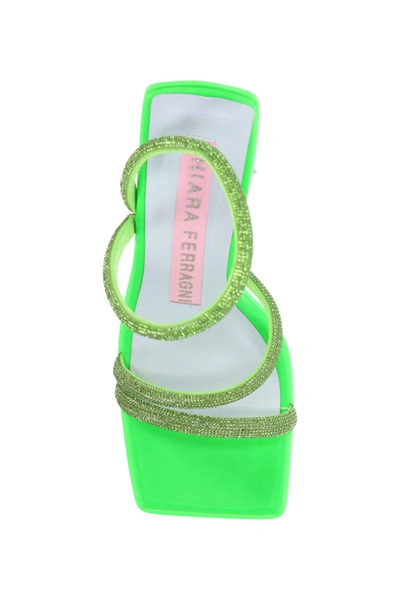 Shop Chiara Ferragni Sandals In Bright Green
