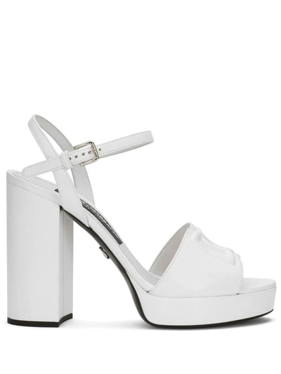 Shop Dolce & Gabbana Sandals In White