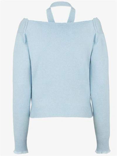Shop Fendi Sweaters In Prisca-azzurro