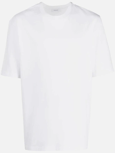Shop Ferragamo T-shirts And Polos In Optic White