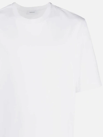 Shop Ferragamo T-shirts And Polos In Optic White