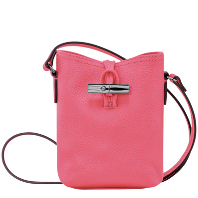 Shop Longchamp Crossbody Bag Xs Roseau Essential In Grenadine