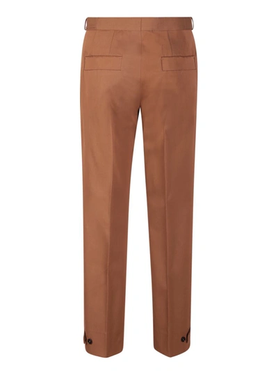 Shop Ermenegildo Zegna Zegna Trousers In Brown
