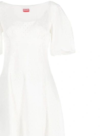 Shop Kenzo Dresses In Blanc Casse