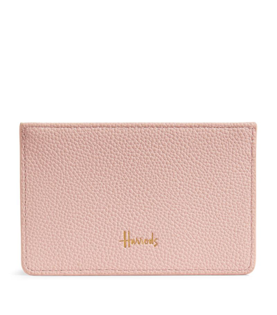Shop Harrods Oxford Card Holder In Pink