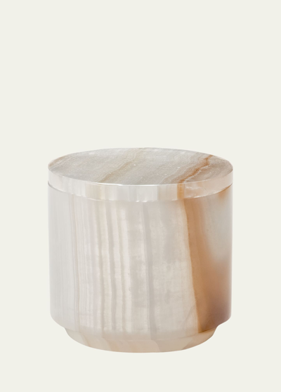 Shop Labrazel Ambarino Canister In Ivory