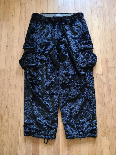 Supreme Yohji Yamamoto Faux Fur Cargo Pant Fw22 In Black