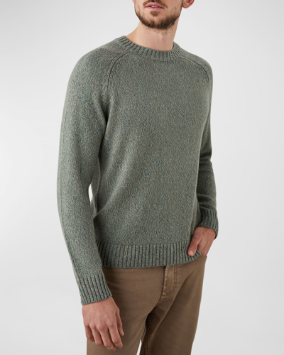Shop Rails Men's Donovan Melange Raglan Sweater In Oregano