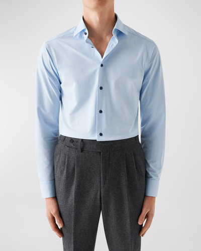 Shop Eton Men's Contemporary Fit Dress Shirt In Blue