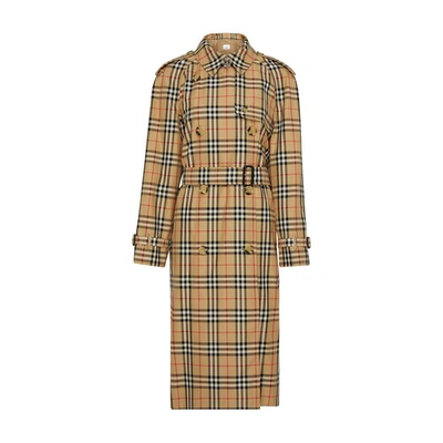 Shop Burberry Harehope Coat In Archive_beige_ip_chk