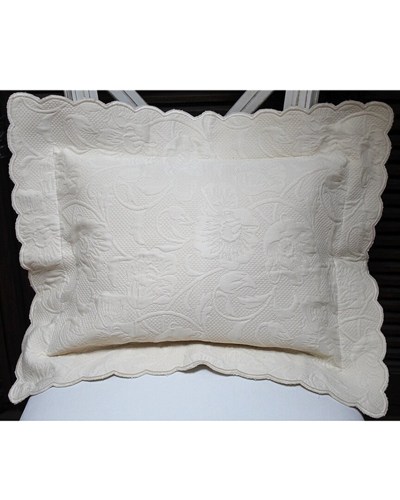 Shop Belle Epoque Les Fleurs Sham In Beige