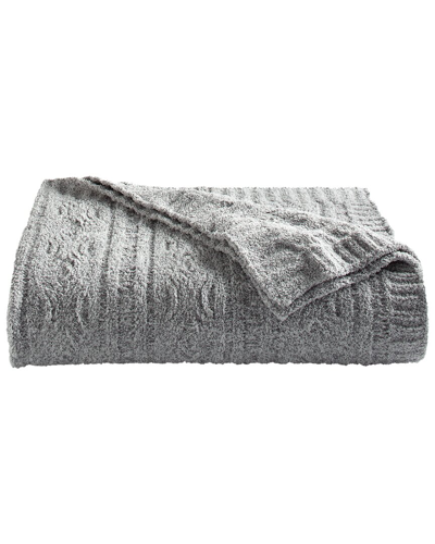 Splendid Cable Knit Supersoft Microfiber Throw Blanket