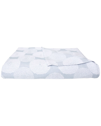 Shop Anne De Solene Anne De Solène Dahlia Blue Coverlet