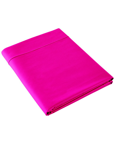 Shop Anne De Solene Anne De Solène Vexin Framboise Flat Sheet