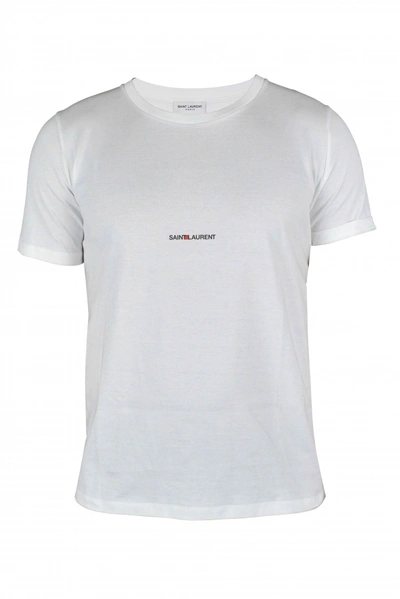 Shop Saint Laurent T-shirt Rive Gauche