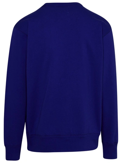 Shop Isabel Marant Blue Cotton Blend Miky Sweatshirt