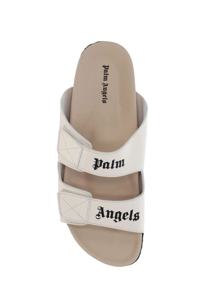 Shop Palm Angels Sandals In Beige