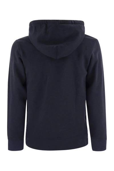 Shop Patagonia Cotton Blend Hoodie In Blue