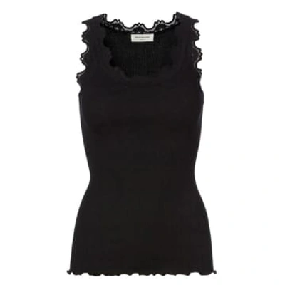 Shop Rosemunde Iconic Silk Top In Black