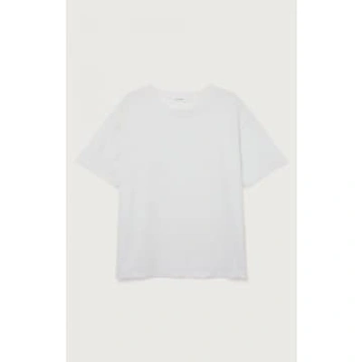 Shop American Vintage Women's T-shirt Fizvalley In White