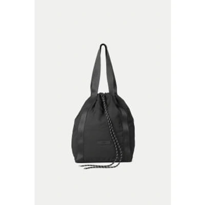 Shop Mads Norgaard Black Alpha Figaro Bag