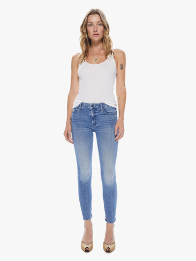 Shop Mother The Looker Ankle We The Animals Jeans In Blue