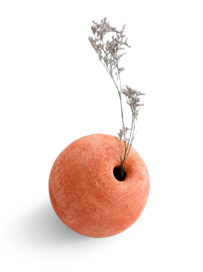Shop Origin Made Salt Round-shape Vase In Orange