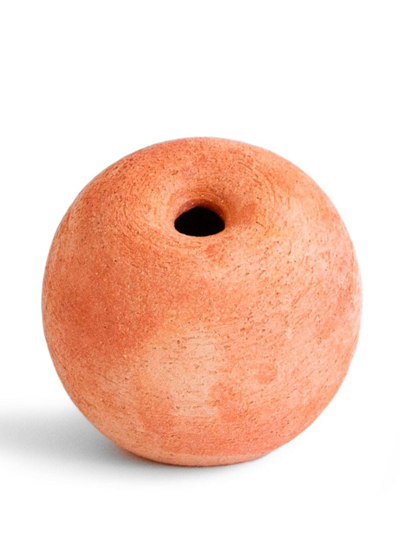 Shop Origin Made Salt Round-shape Vase In Orange