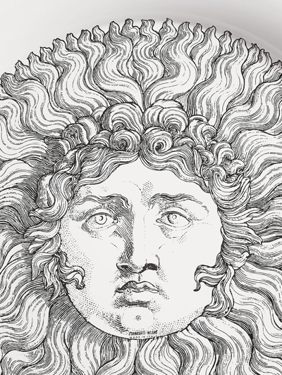 Fornasetti Tray Re Sole In White