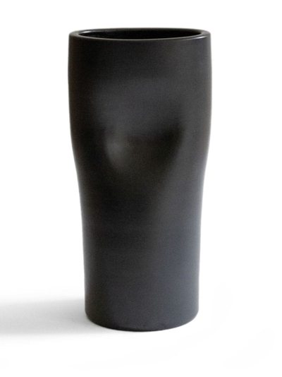Origin Made Small Portal Clay Vase (44cm) In Black
