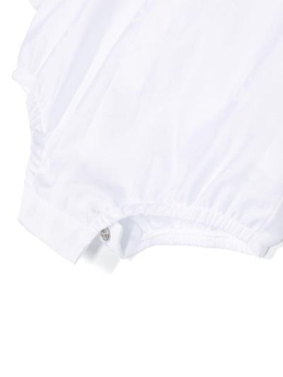 Shop Dolce & Gabbana Button-up Long-sleeve Body In White