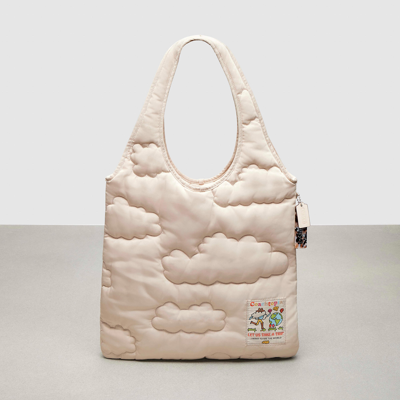 Shop Coach Outlet Coachtopia Loop Quilted Tote In White