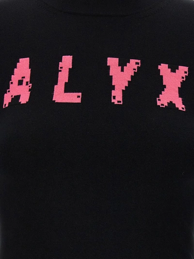 Alyx Black Logo Sweater In Black