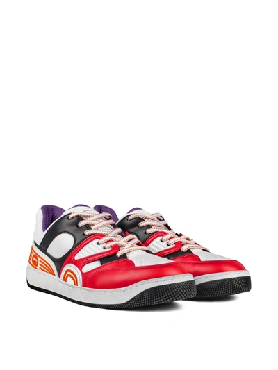 Shop Gucci Demetra Basket Low Sneakers In Multiple Colors