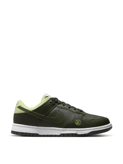 Nike Dunk Low Avocado Sneakers In Green