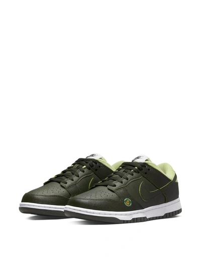 Nike Dunk Low Avocado Sneakers In Green