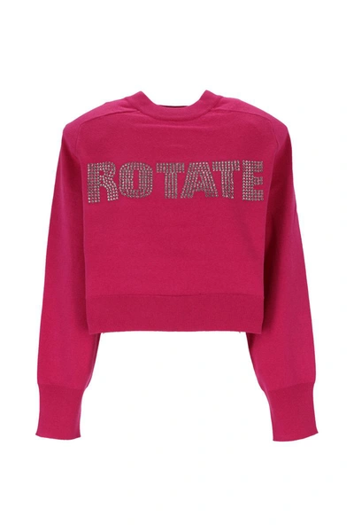 Shop Rotate Birger Christensen Rotate Birgerchristensen Sweaters In Pink