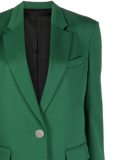 Shop Attico The  Jackets In Emerald